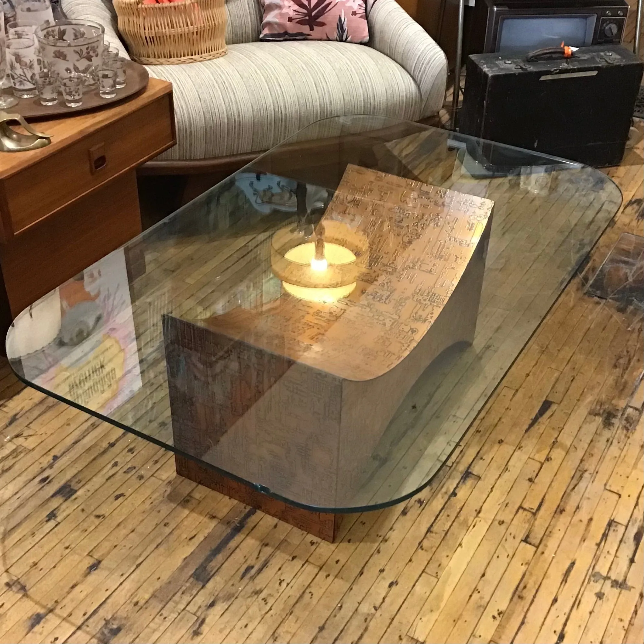 1970s Brutalist Coffee Table