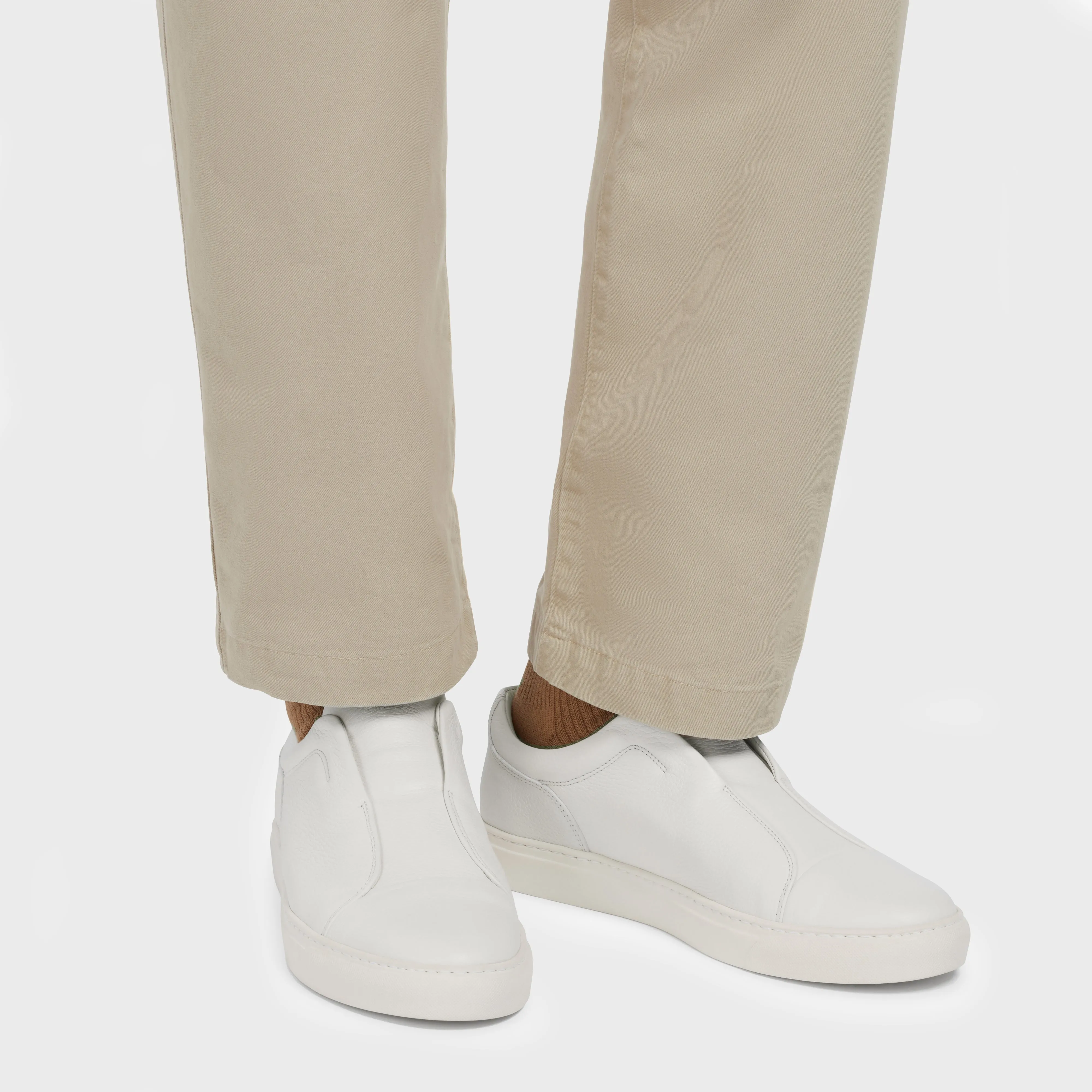 Aaron Soft Milled Calf White