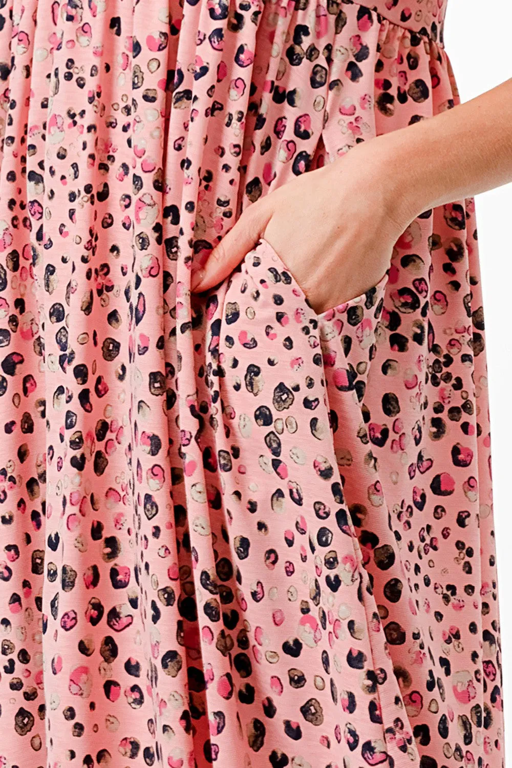 Abstract Print Dress