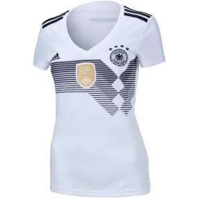 Adidas Germany Home Jsy  Women Football T-Shirt White