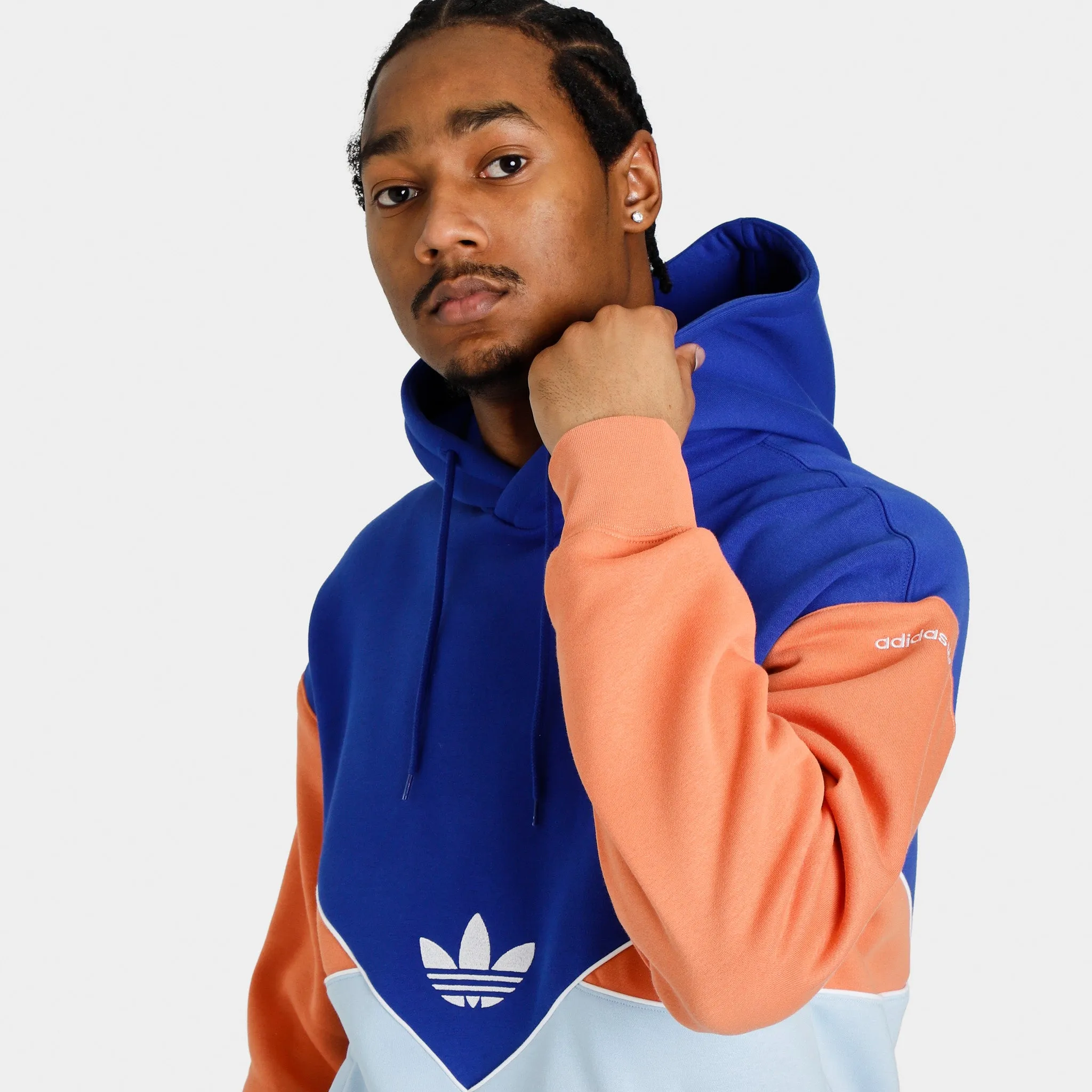 adidas Originals Adicolor Seasonal Archive Pullover Hoodie Semi Lucid Blue / Clear Sky - Hazy Copper