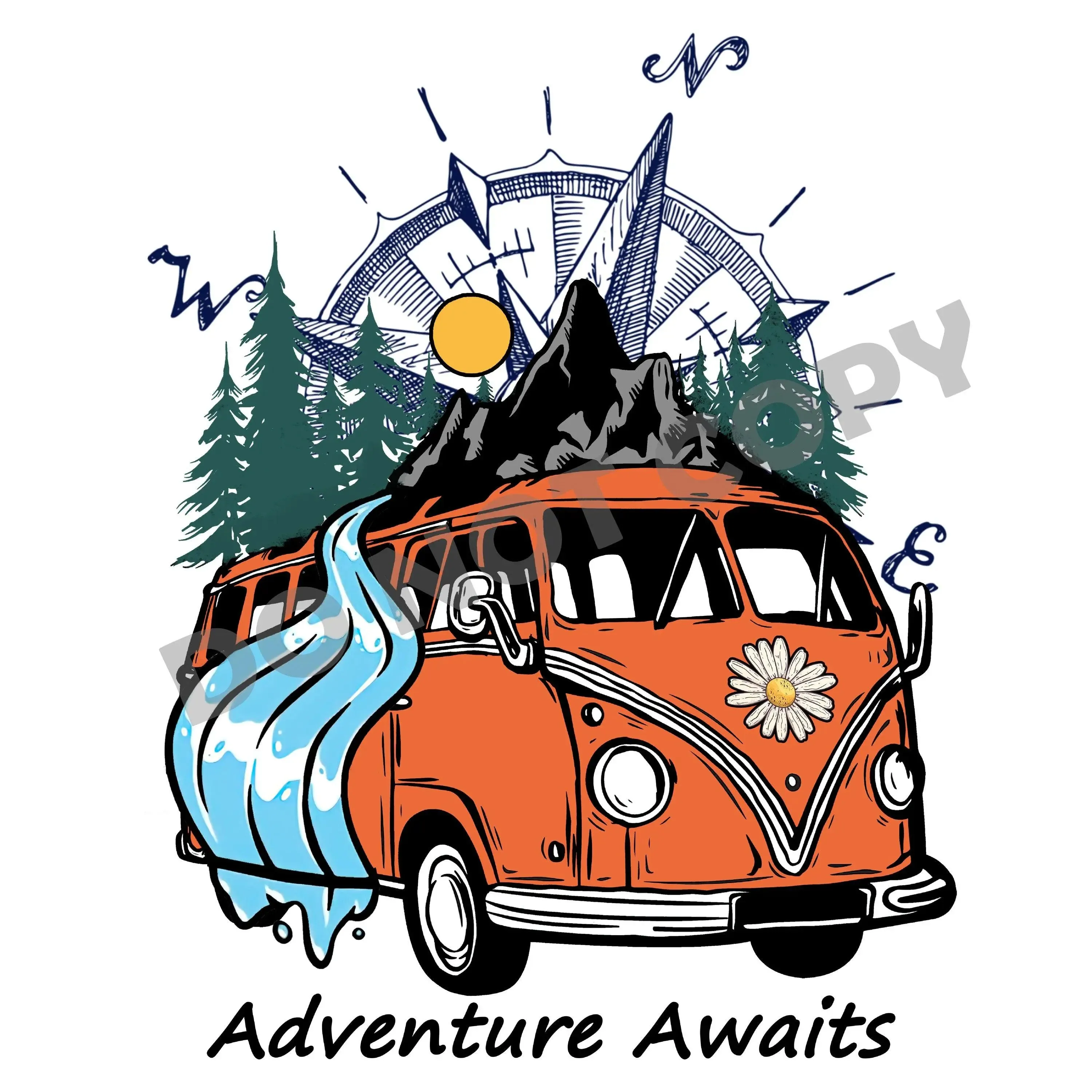 Adventure Awaits - DTF Transfer