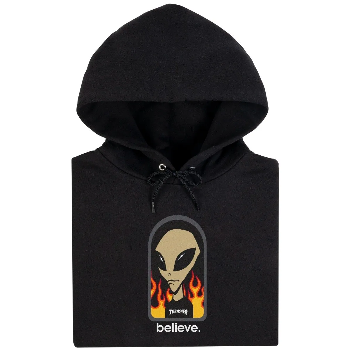 Alien Workshop x Thrasher Believe Hoodie, Black