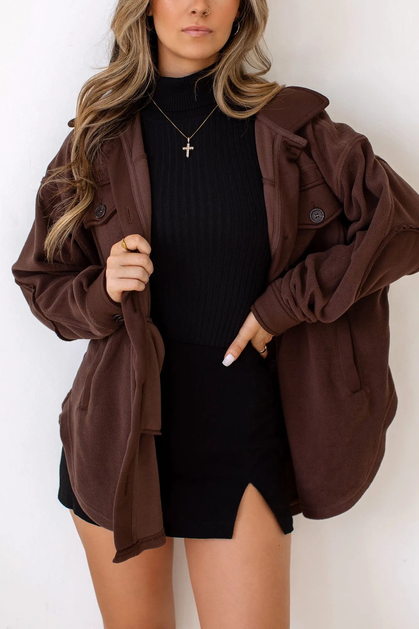 Ashlyn Chocolate Shacket