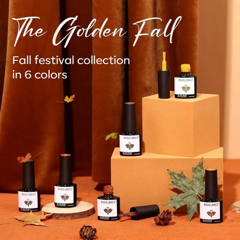 Autumn Glow - 6 Shades Gel Nail Polish Set 7ml【US/AU/EU/UK ONLY】