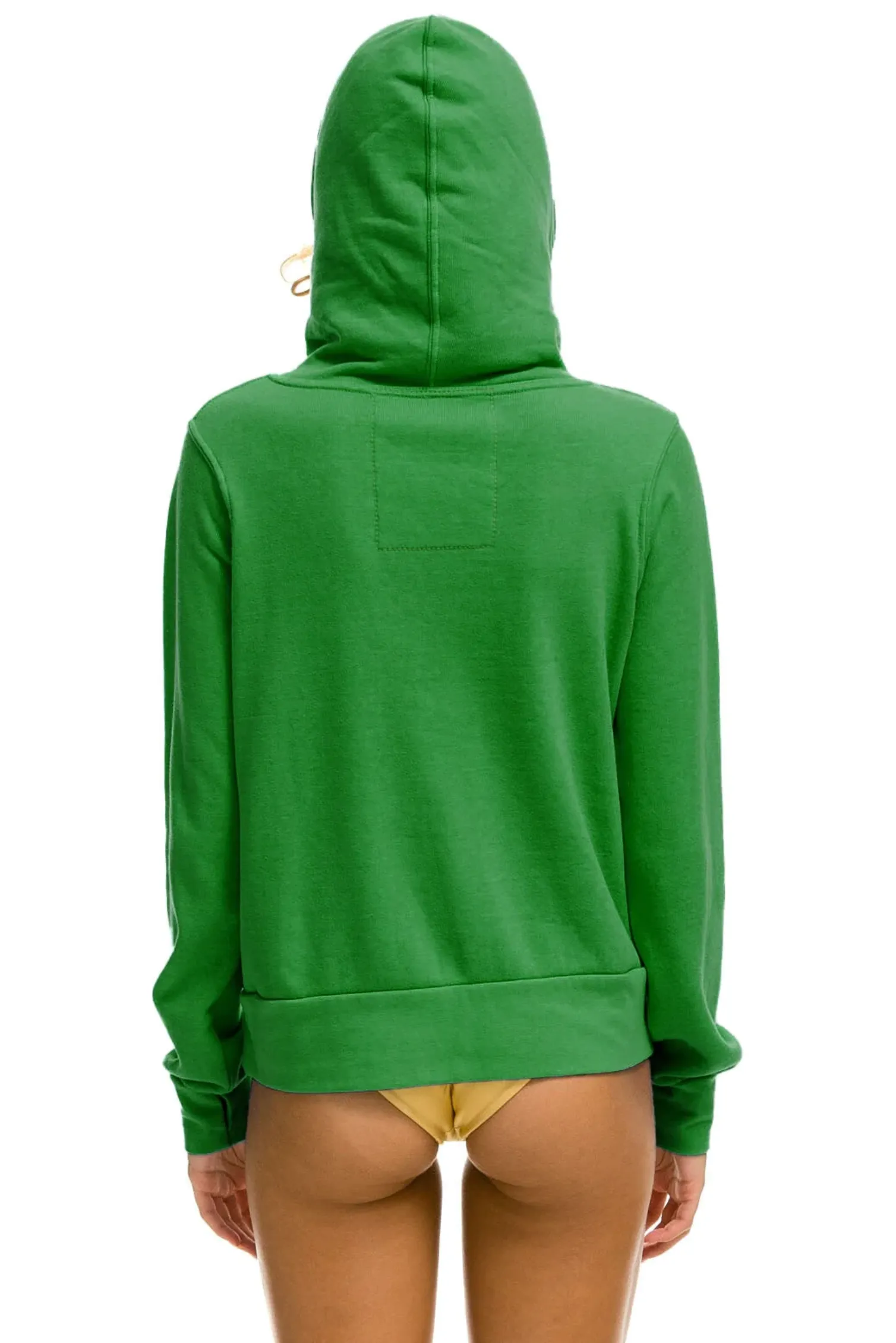 AVIATOR NATION NINJA UNISEX PULLOVER HOODIE IN KELLY GREEN