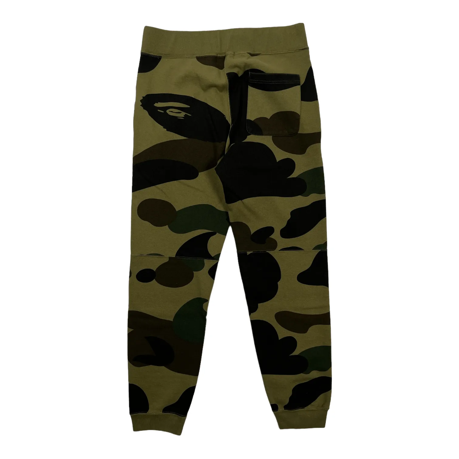 Bape Big Came Sweatpants Green Pre-Owned