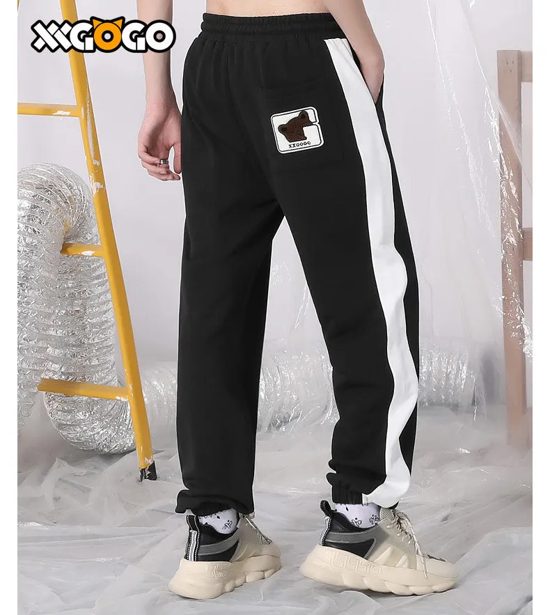 Basic Bear Embroidery Label Sweatpants