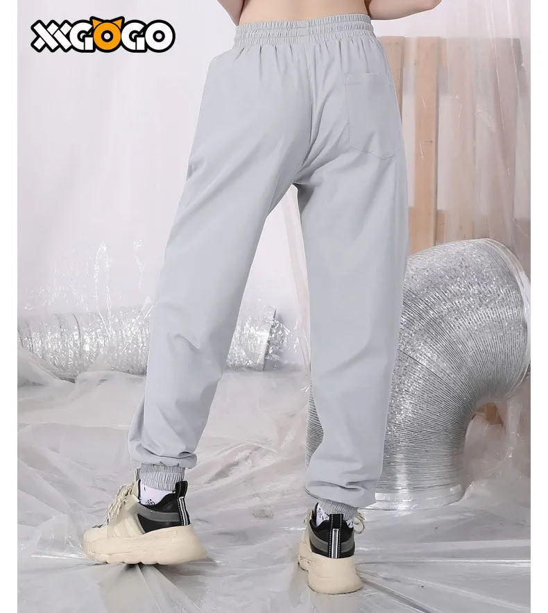 Basic Logo Print Loose Jogger Sweatpants