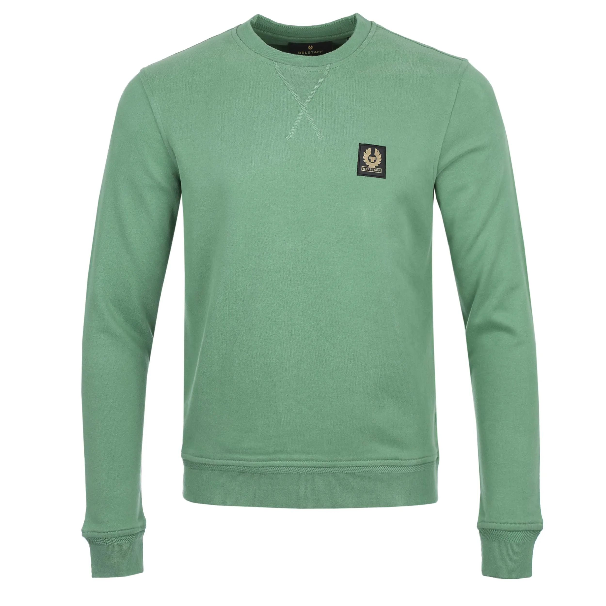 Belstaff Classic Sweat Top in Graph Green