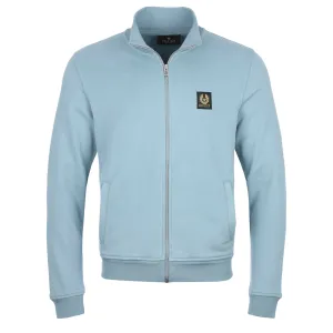 Belstaff Full Zip Sweat Top in Arctic Blue