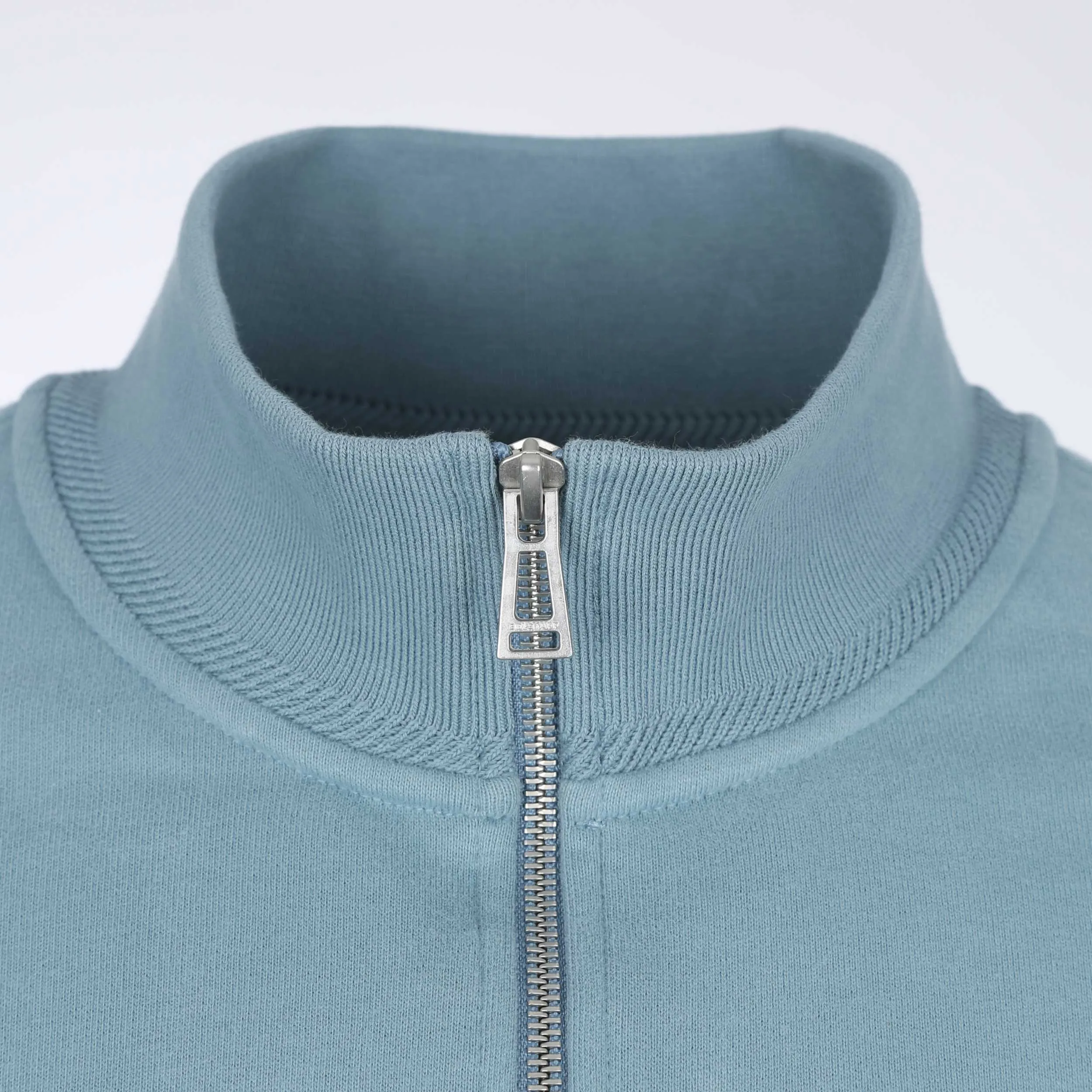 Belstaff Full Zip Sweat Top in Arctic Blue