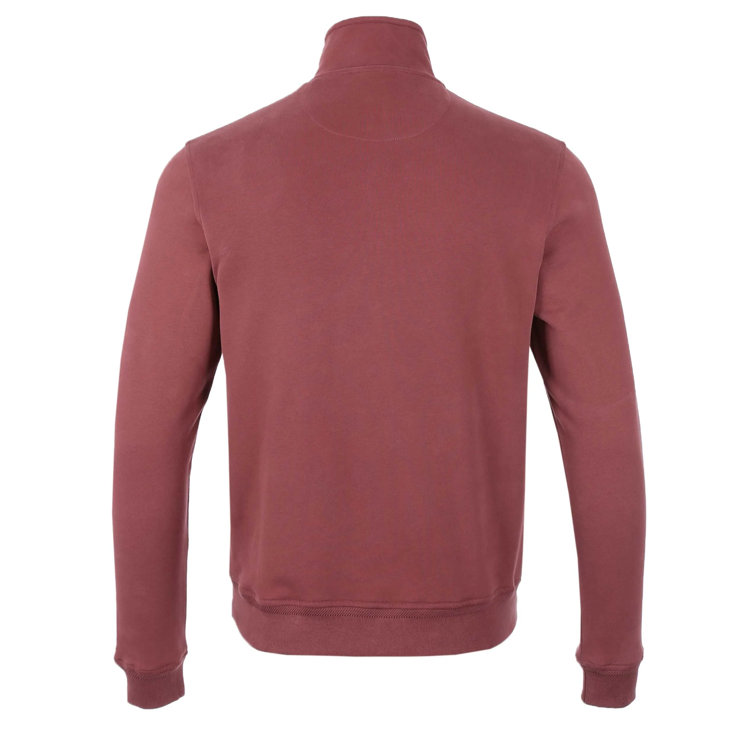 Belstaff Quarter Zip Sweat Top in Mulberry