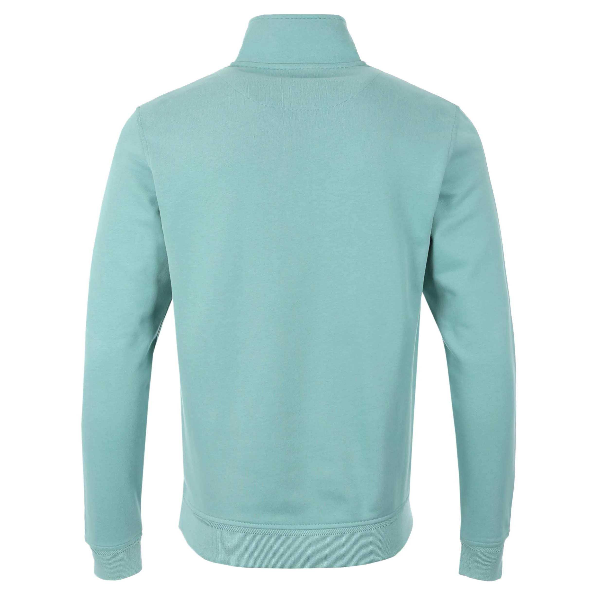 Belstaff Quarter Zip Sweat Top in Oil Blue