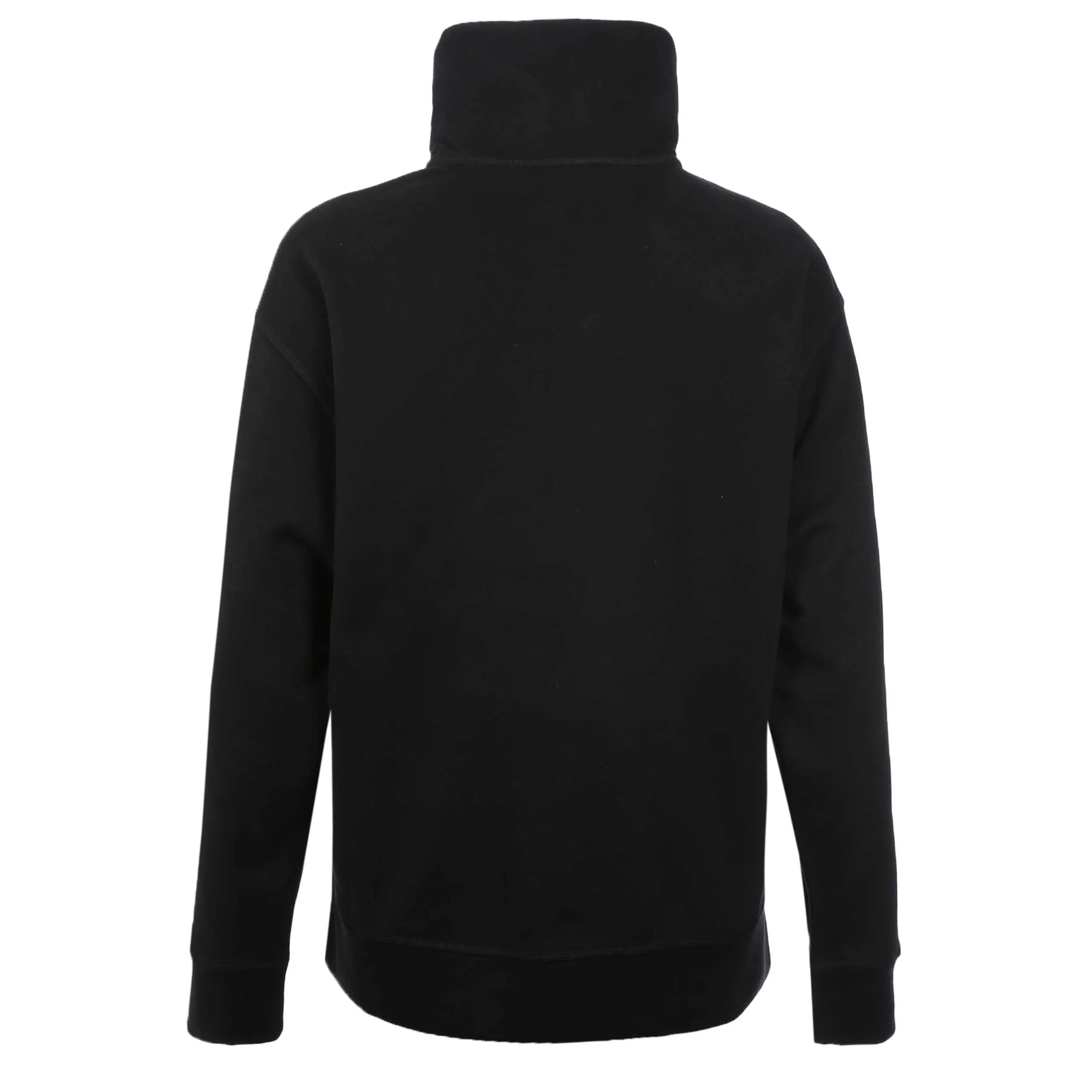 Belstaff Signature Quarter Zip Ladies Sweatshirt in Black