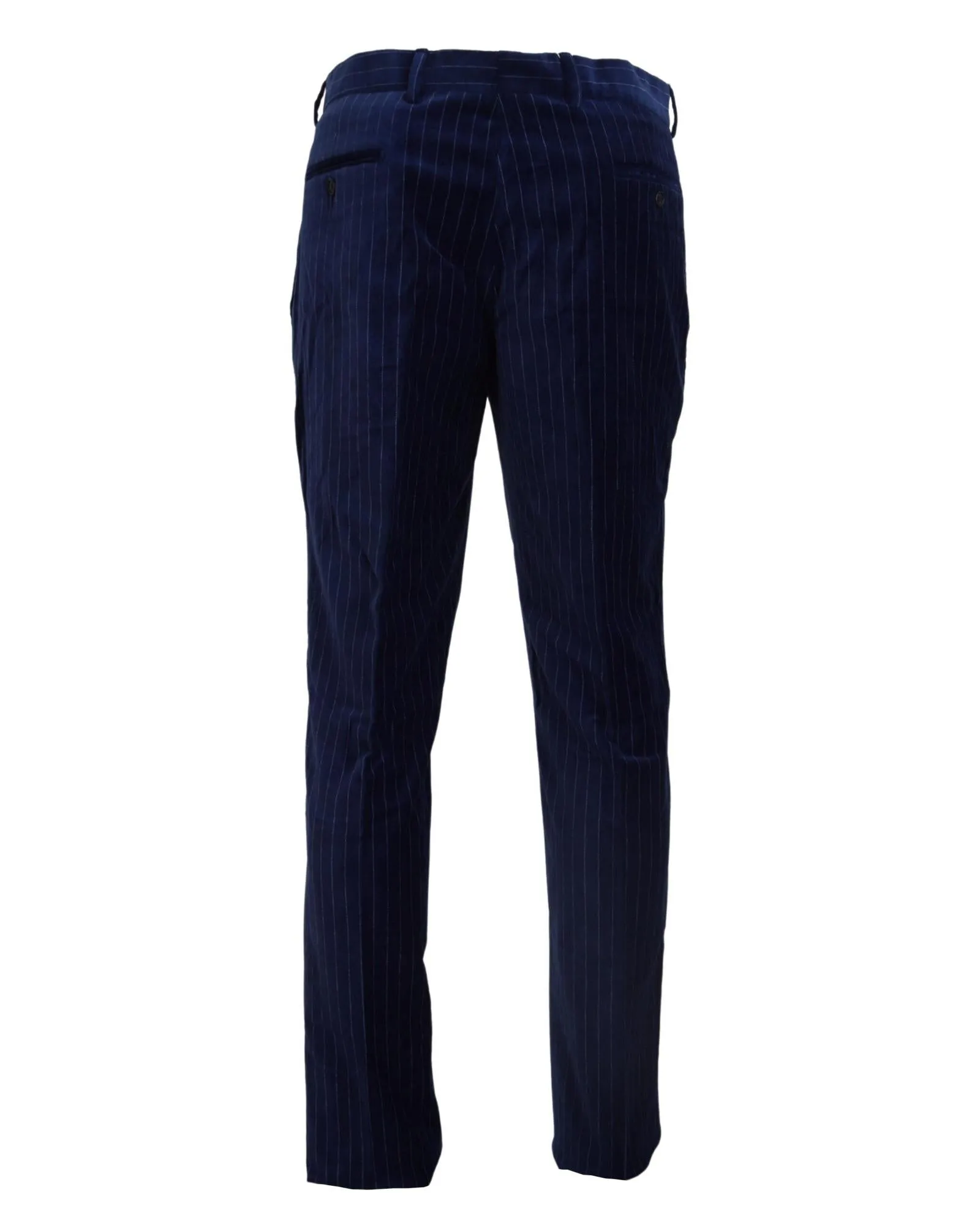 BENCIVENGA Men's Pinstripe Corduroy Pants - Navy