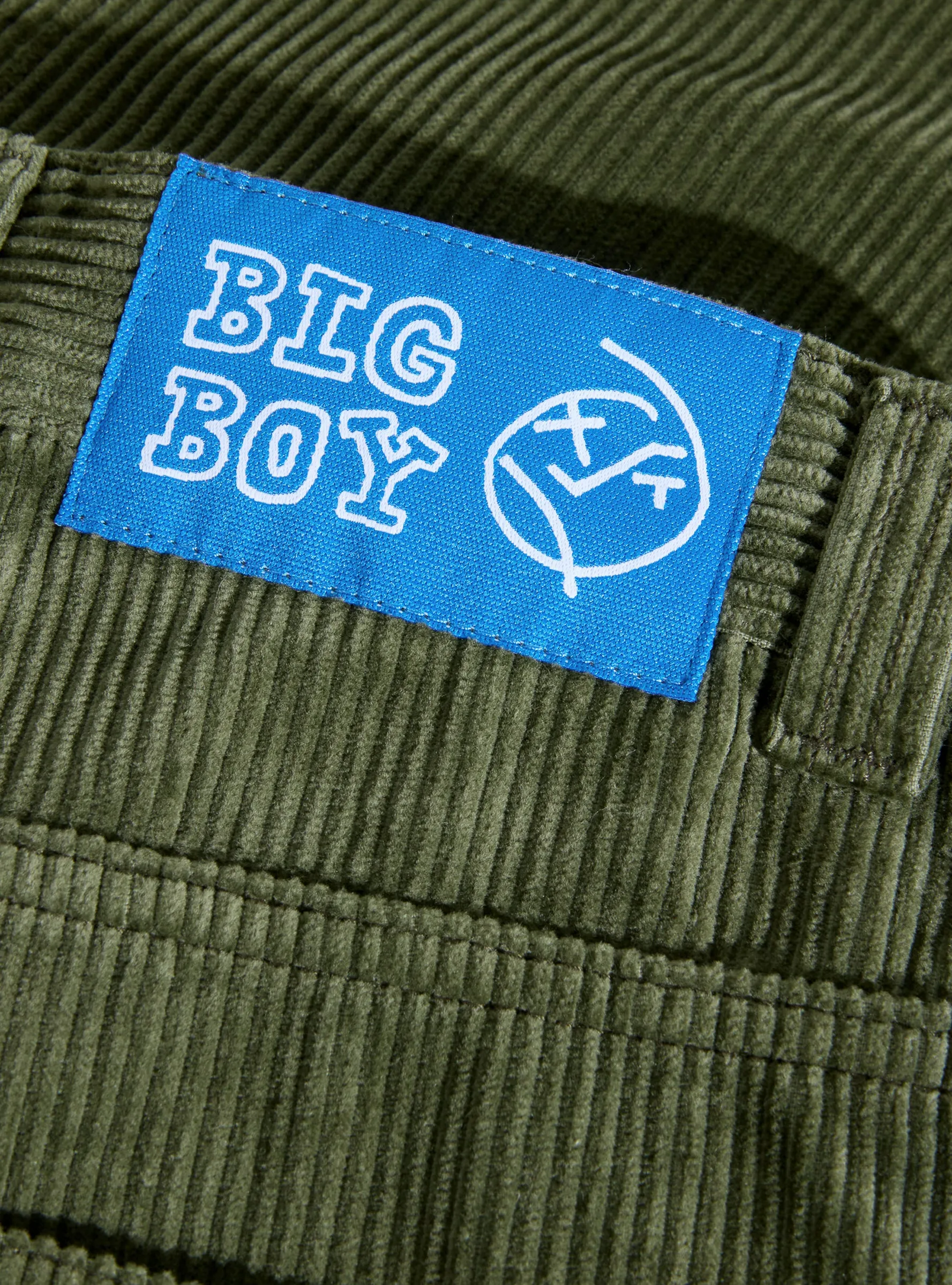 Big Boy Corduroy Pants Uniform Green