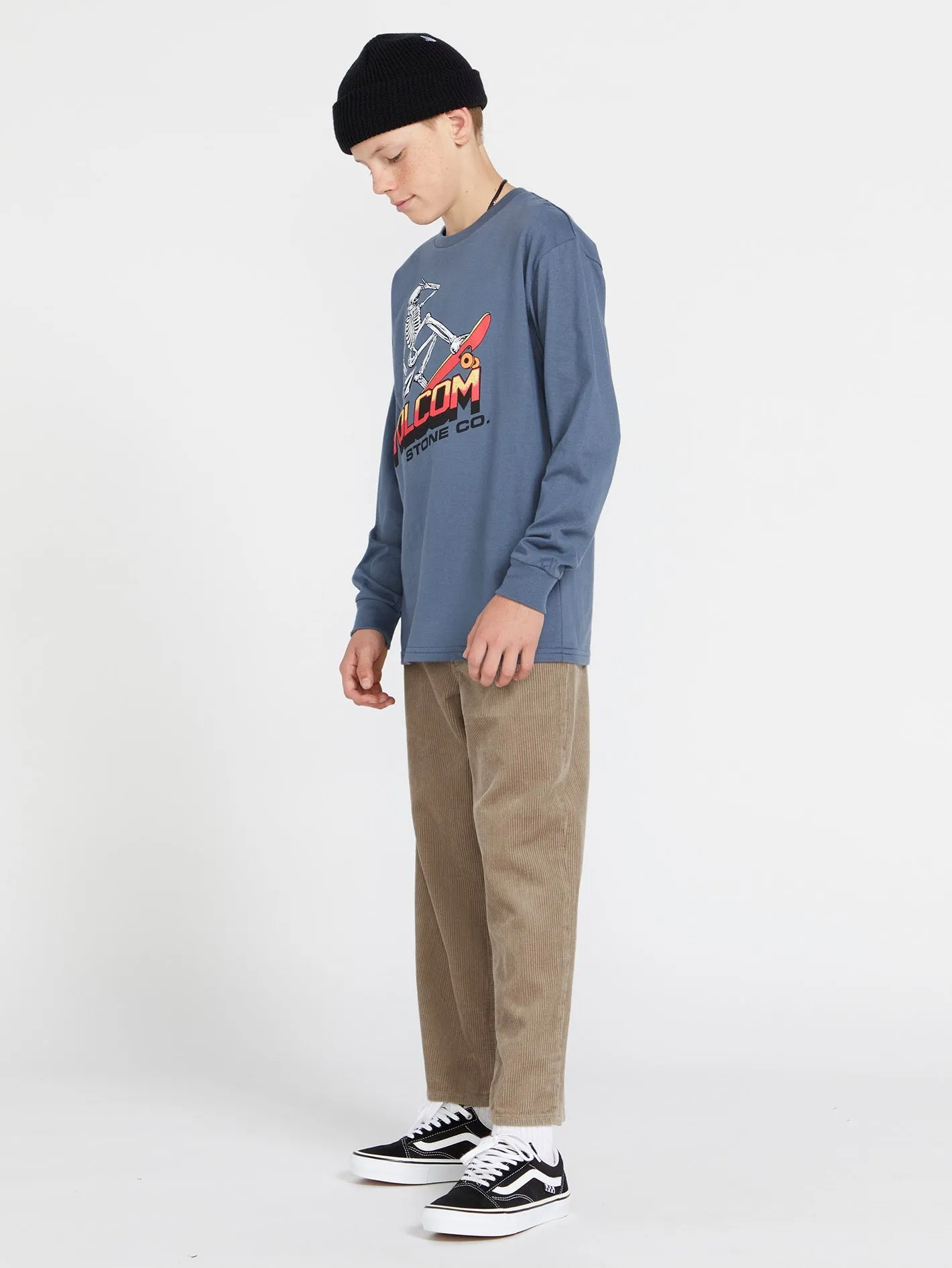 Big Boys Billow Cord Pants - Khaki