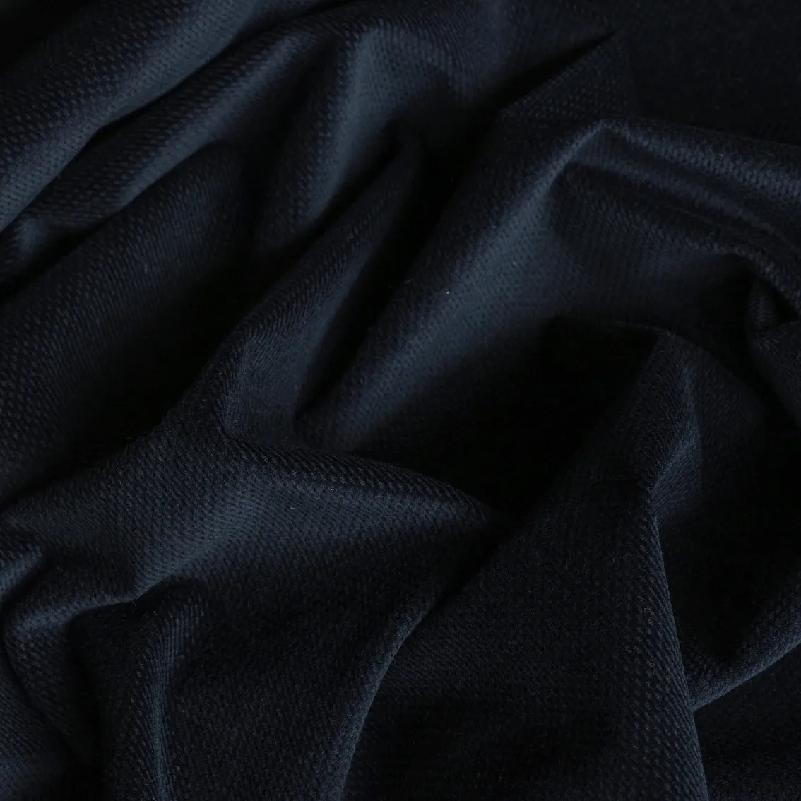 Birdseye Navy Stretch Corduroy