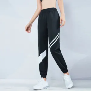 Black Thin Loose Sport Sweatpant