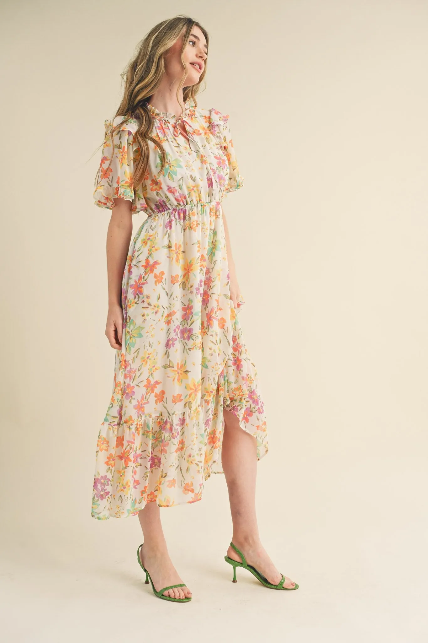 'Blossom Breeze' Midi Dress