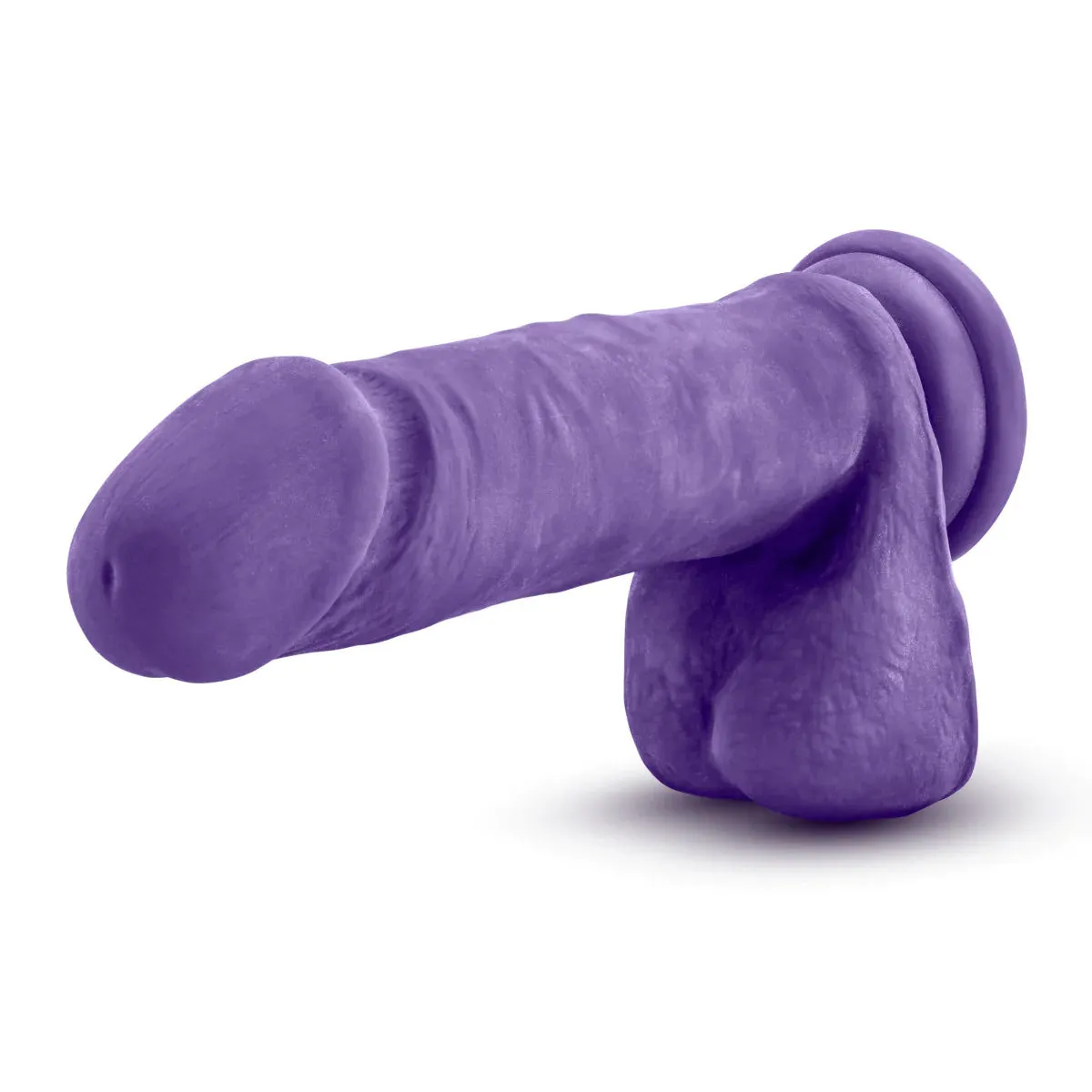 Blush Au Naturel Bold Hero Realistic Purple 8-Inch Long Dildo