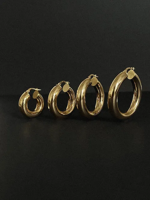 Bold Hoop Earrings Extra Small