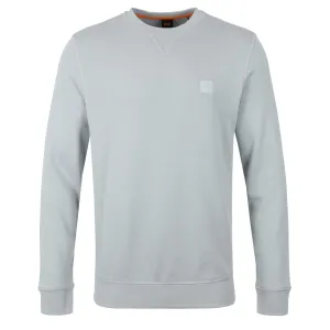 BOSS Westart Sweat Top in Light Pastel Grey