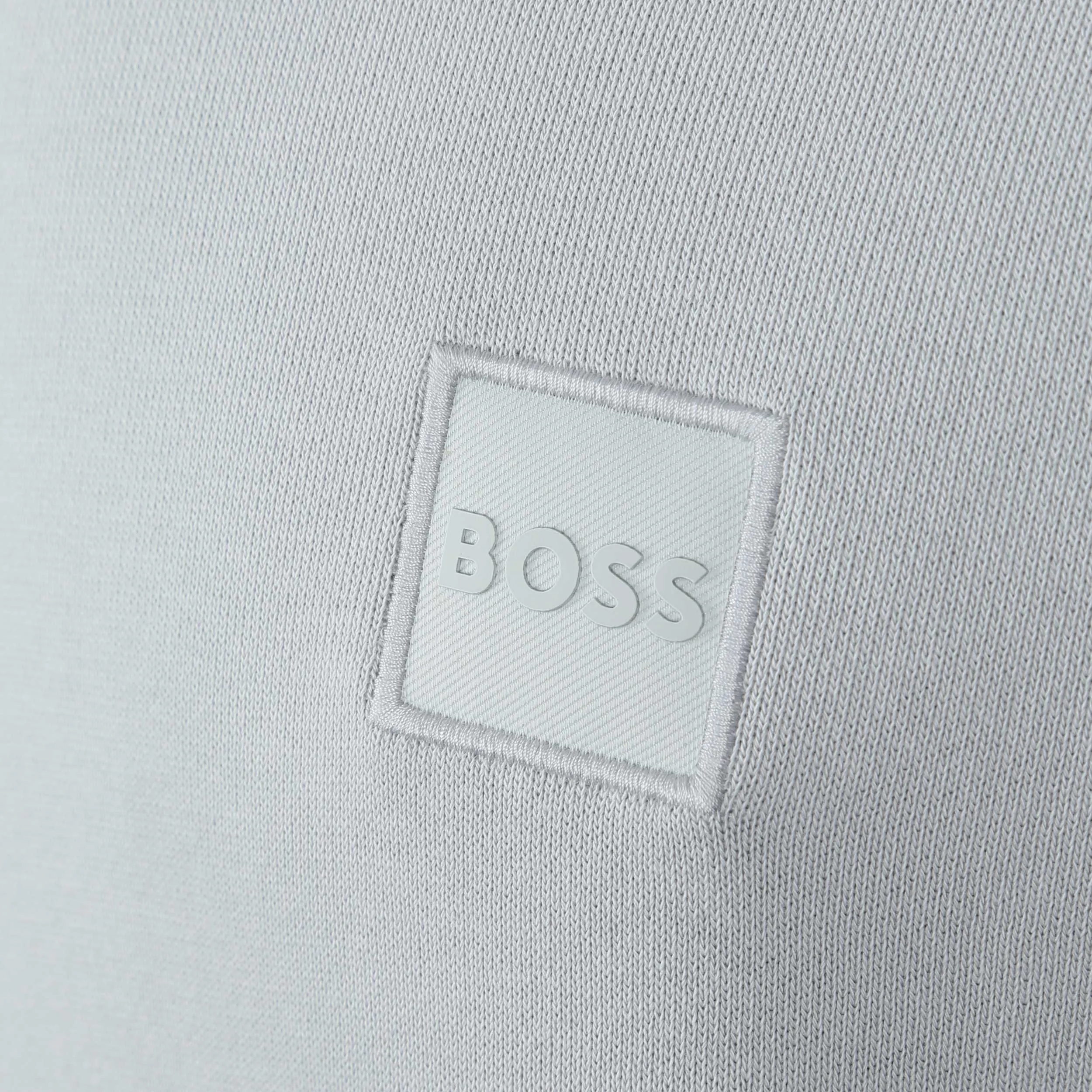 BOSS Westart Sweat Top in Light Pastel Grey