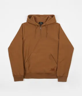 Brixton Longman Intl 1/2 Zip Hoodie - Washed Copper