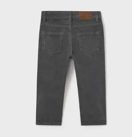 Charcoal Corduroy Pants for Baby Boys