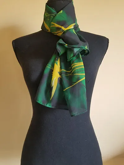 Chiffon Scarf - Yellow Columbine