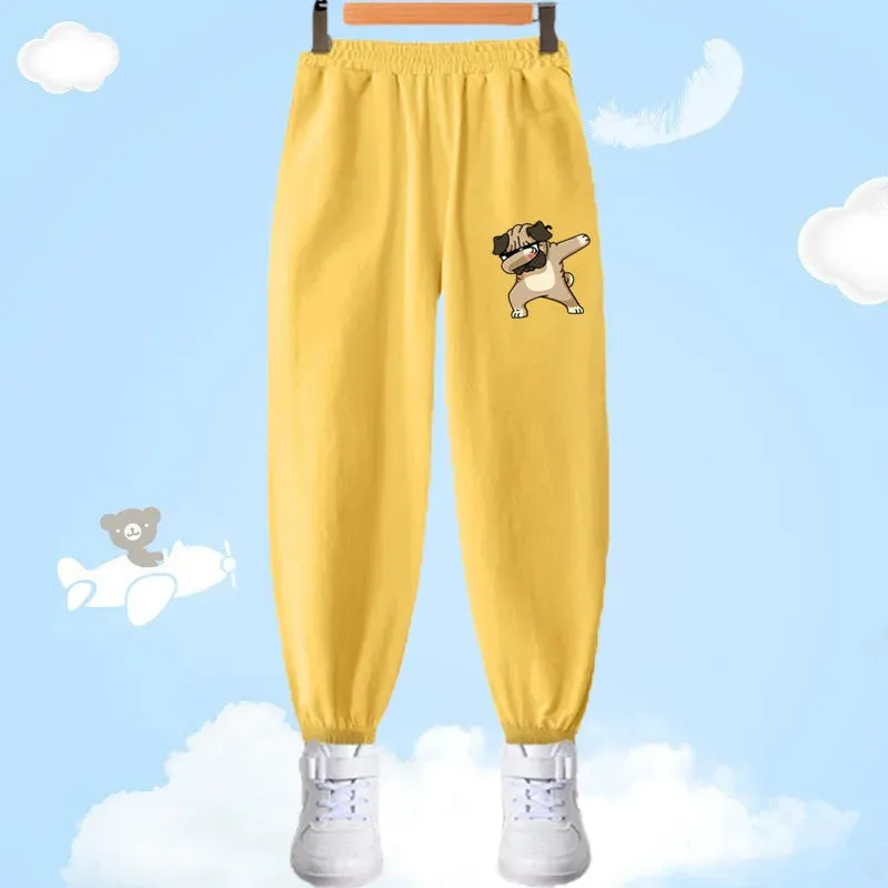 Children Summer Cool Trousers Kids Long Harem Pants Boys Sweatpants Toddler Bottom Baby Girls Anti-mosquito Pants 3-14 Y