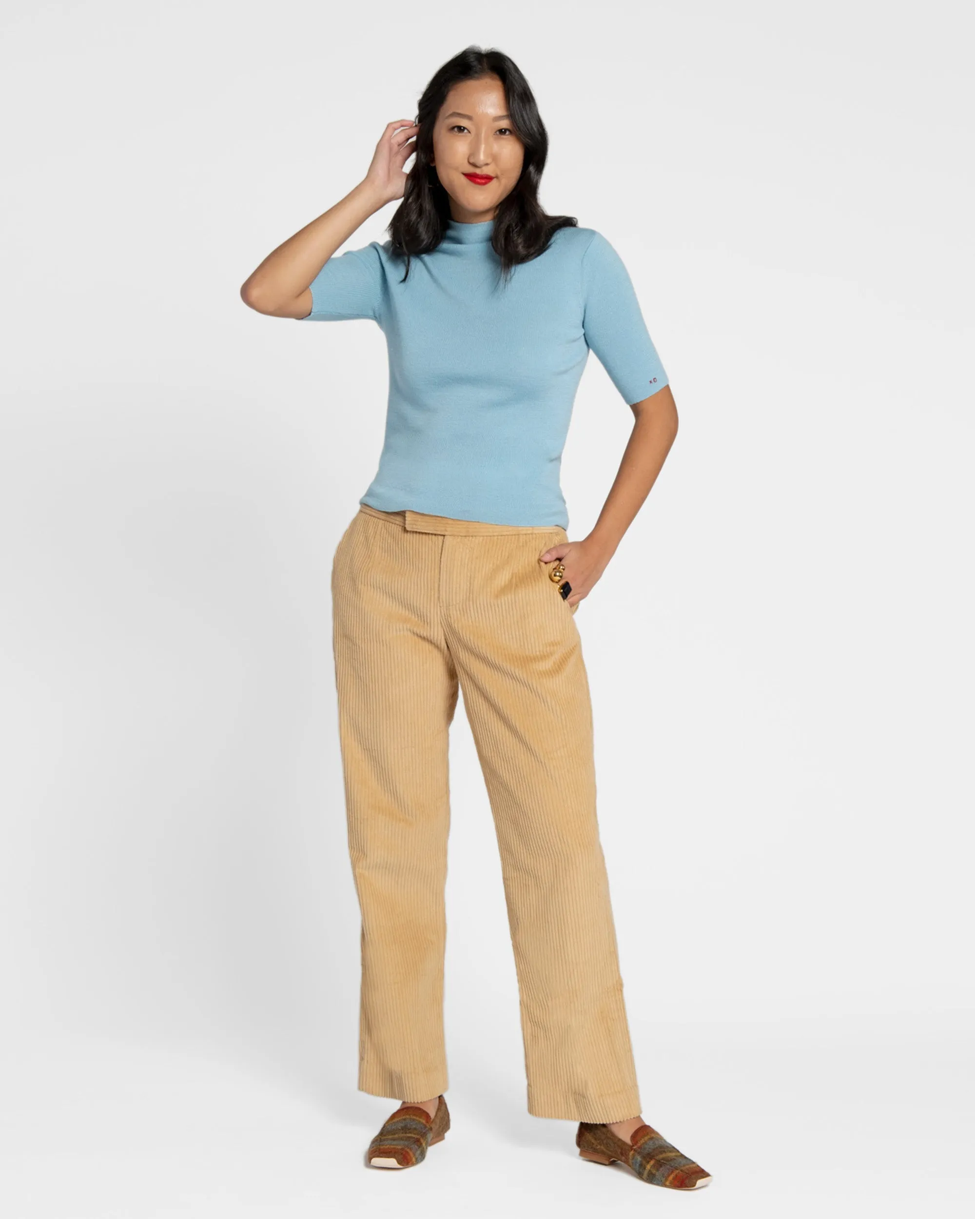 Chloe Corduroy Pant Camel