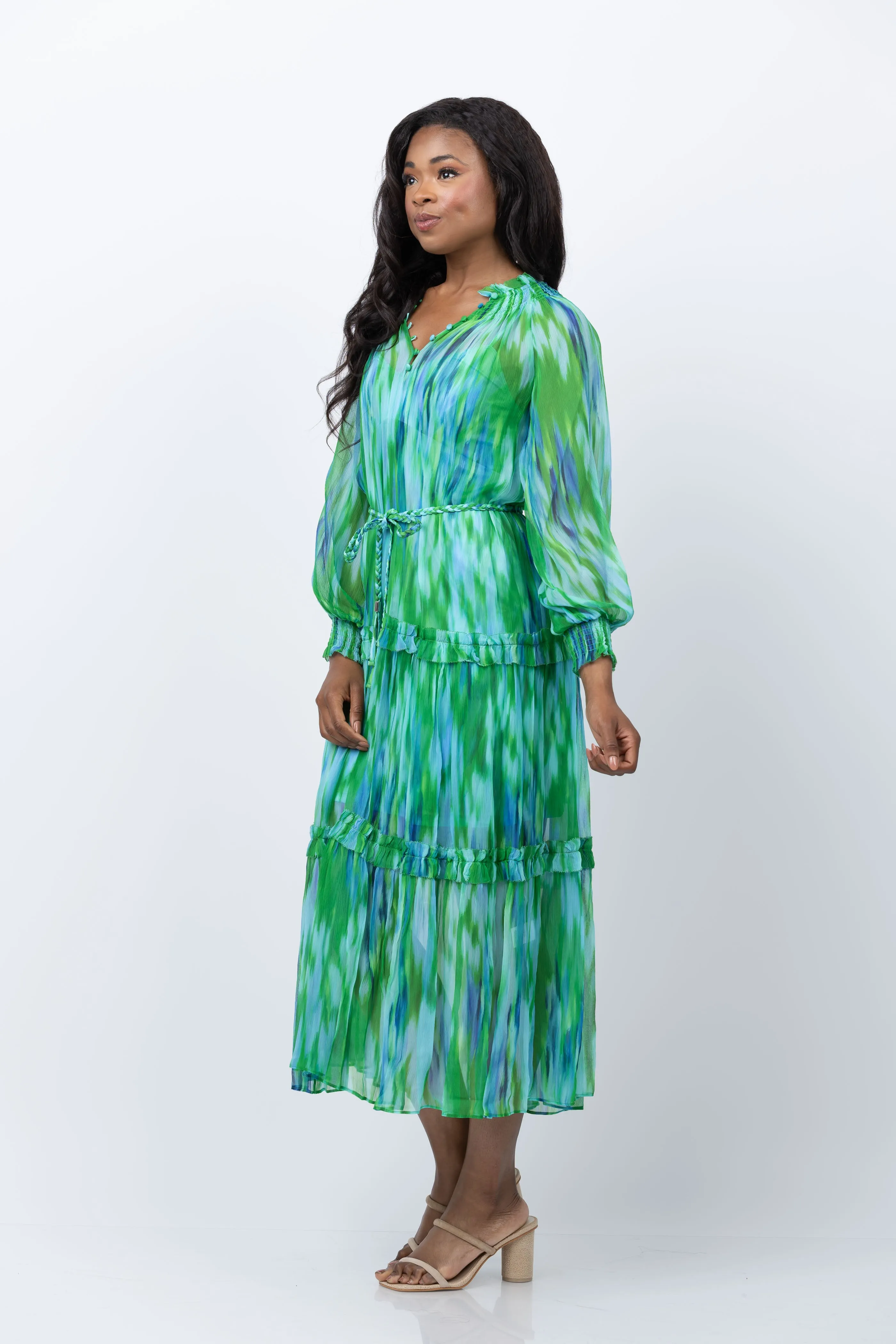 Christy Lynn Maren Dress in Sea Glass