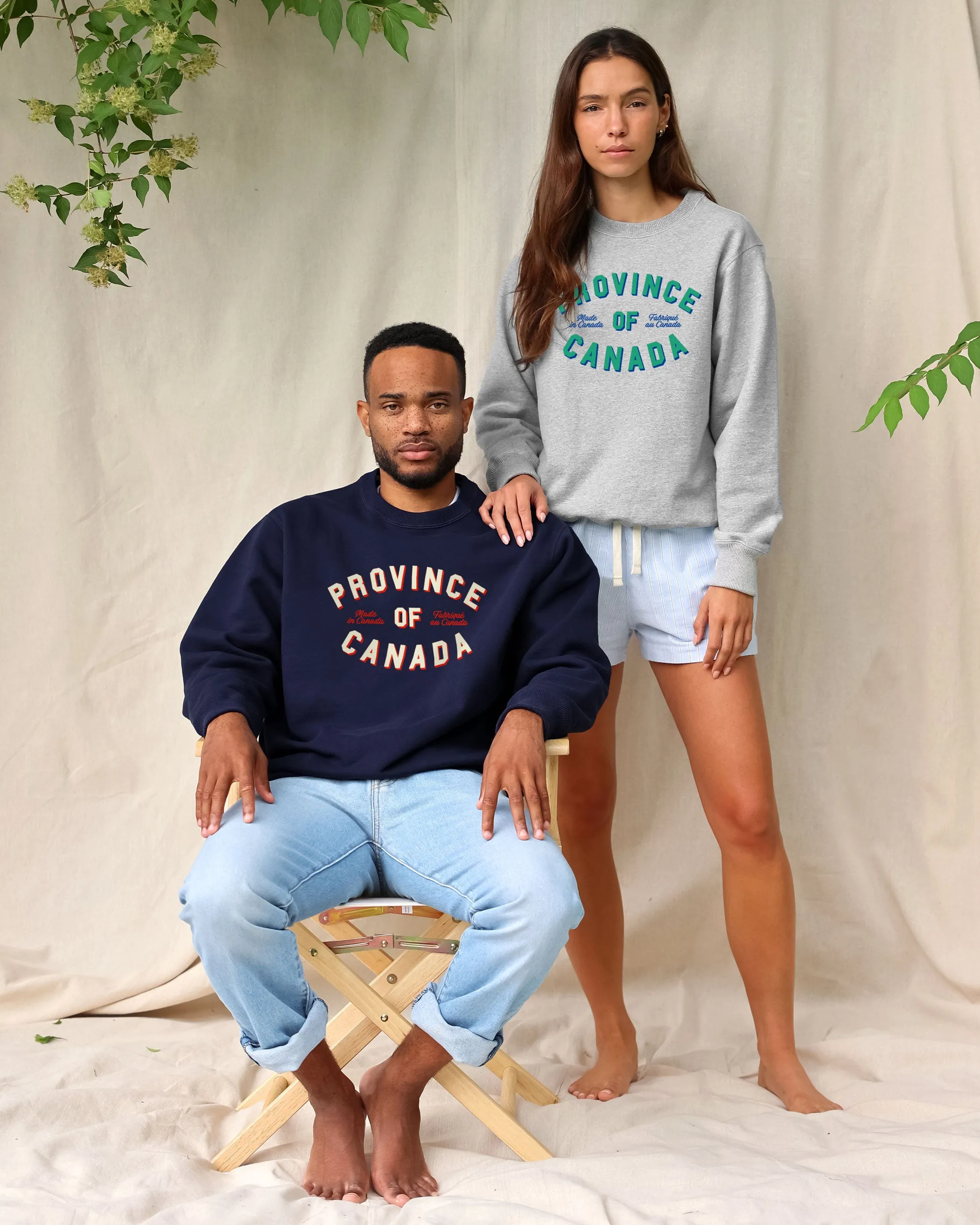 Classic Logo Fleece Sweatshirt Navy - Unisex