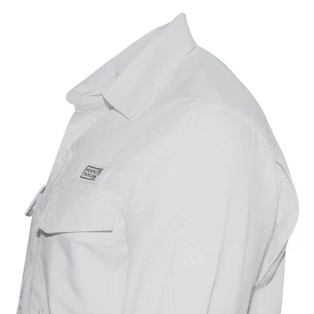 Coastline Vented SS Fishing Shirt – White