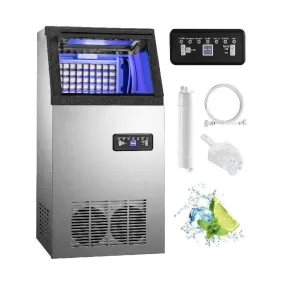 Commercial Ice Maker Ice Cube Machine High Ice Yield and Storage