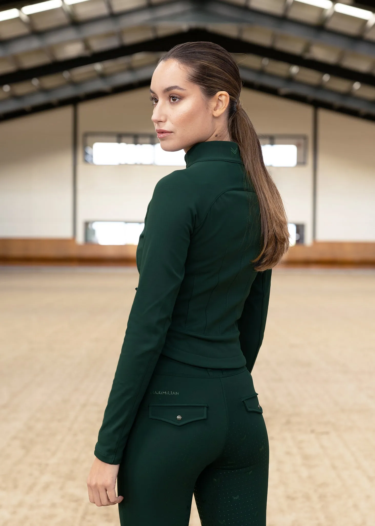 Contour Fleeced Jacket (Emerald)