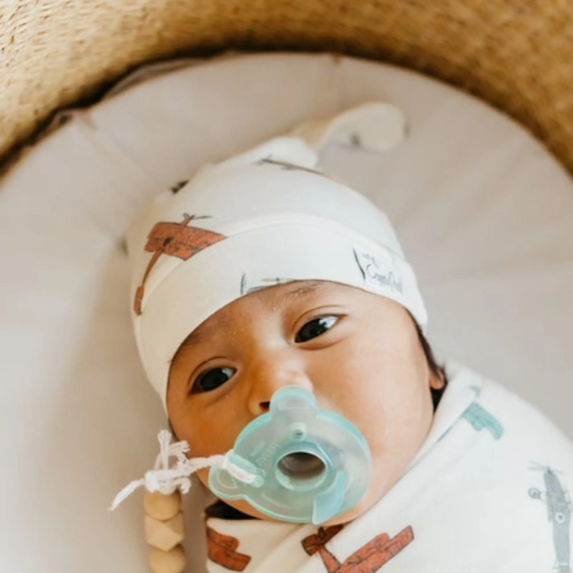 COPPER PEARL Ace Top Knot Hat