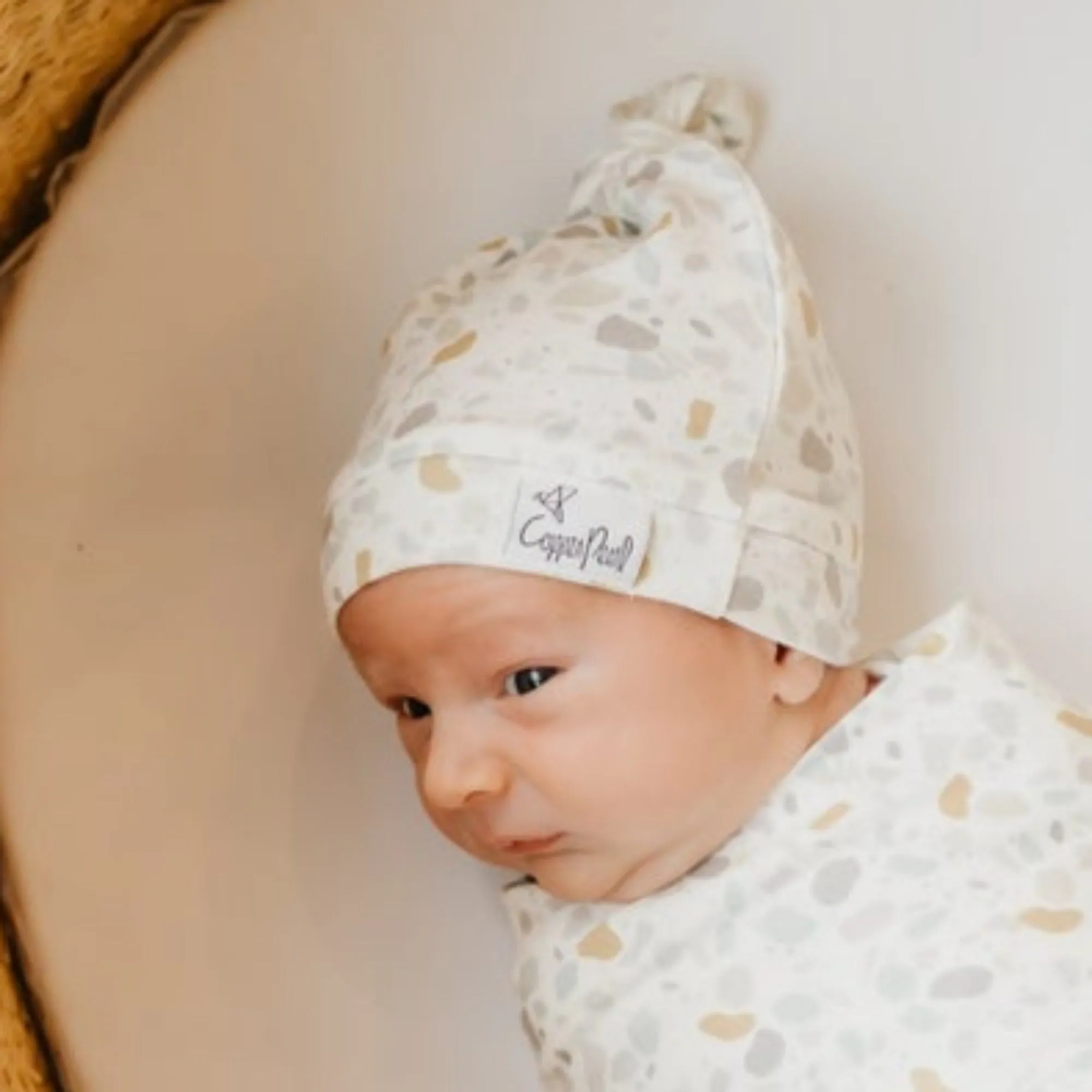 COPPER PEARL Arlo Top Knot Hat