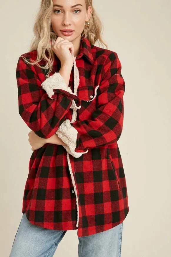 Cozy Cabin Buffalo Plaid Shacket