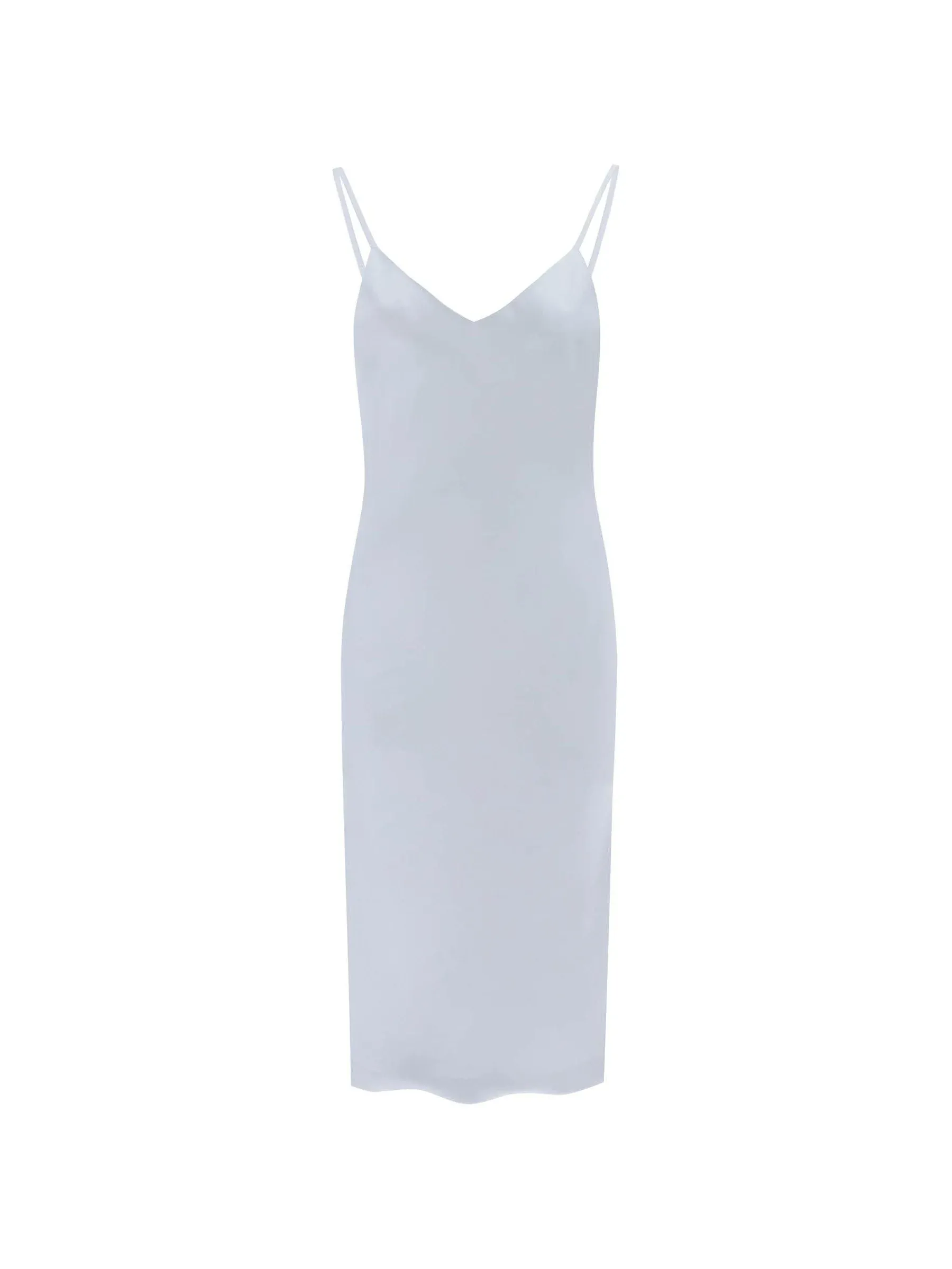 Crepe Satin Slip Dress