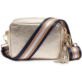 Crossbody Gold (Navy Copper strap)