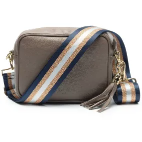 Crossbody Grey (Navy Copper strap)