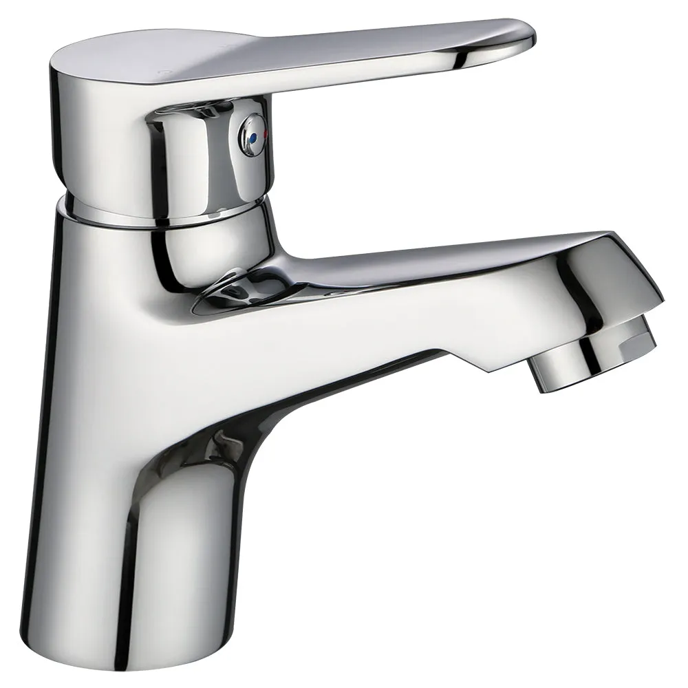 Crystal basin mixer short body