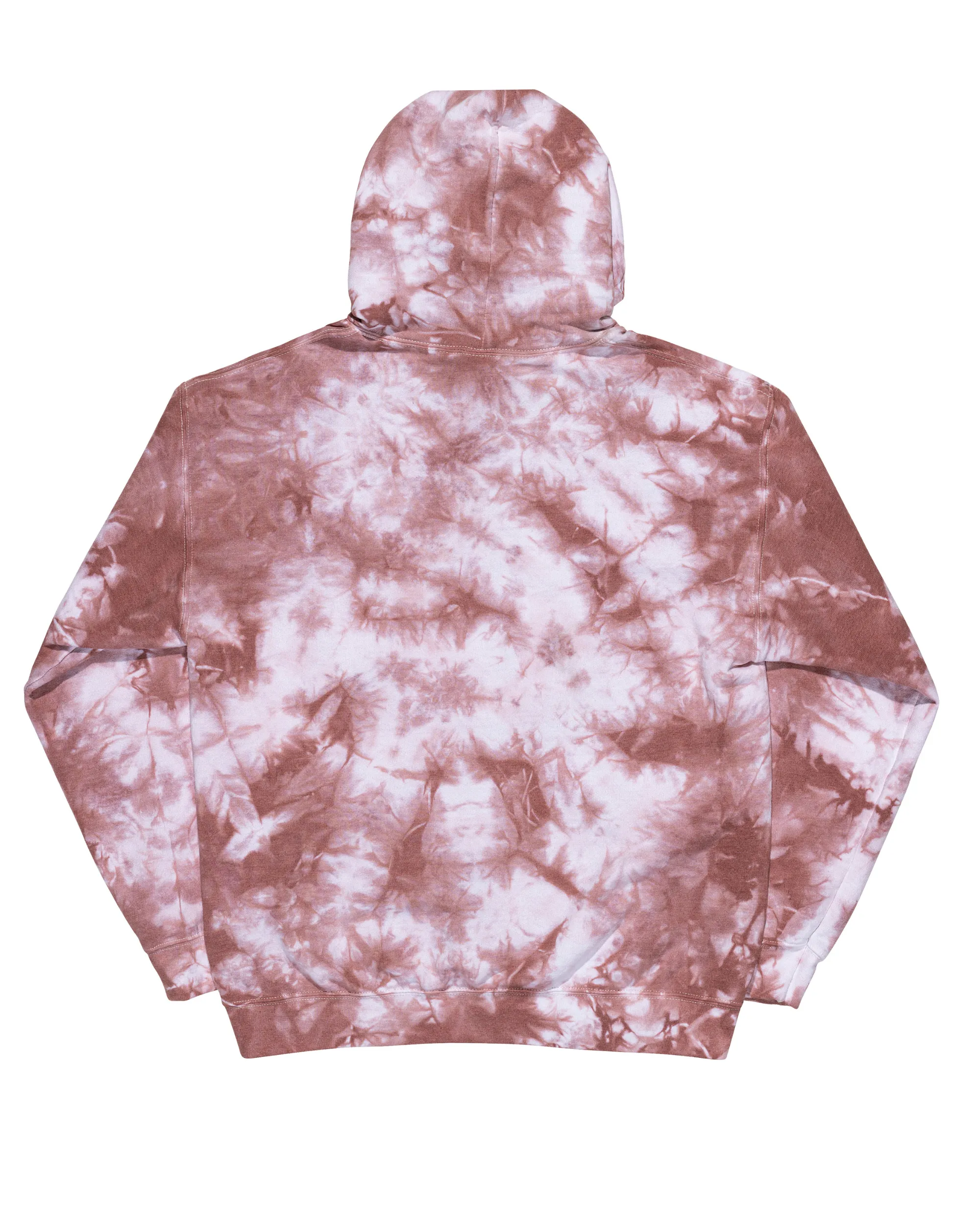 Crystal Dye Essential Fleece Hoodie - Copper