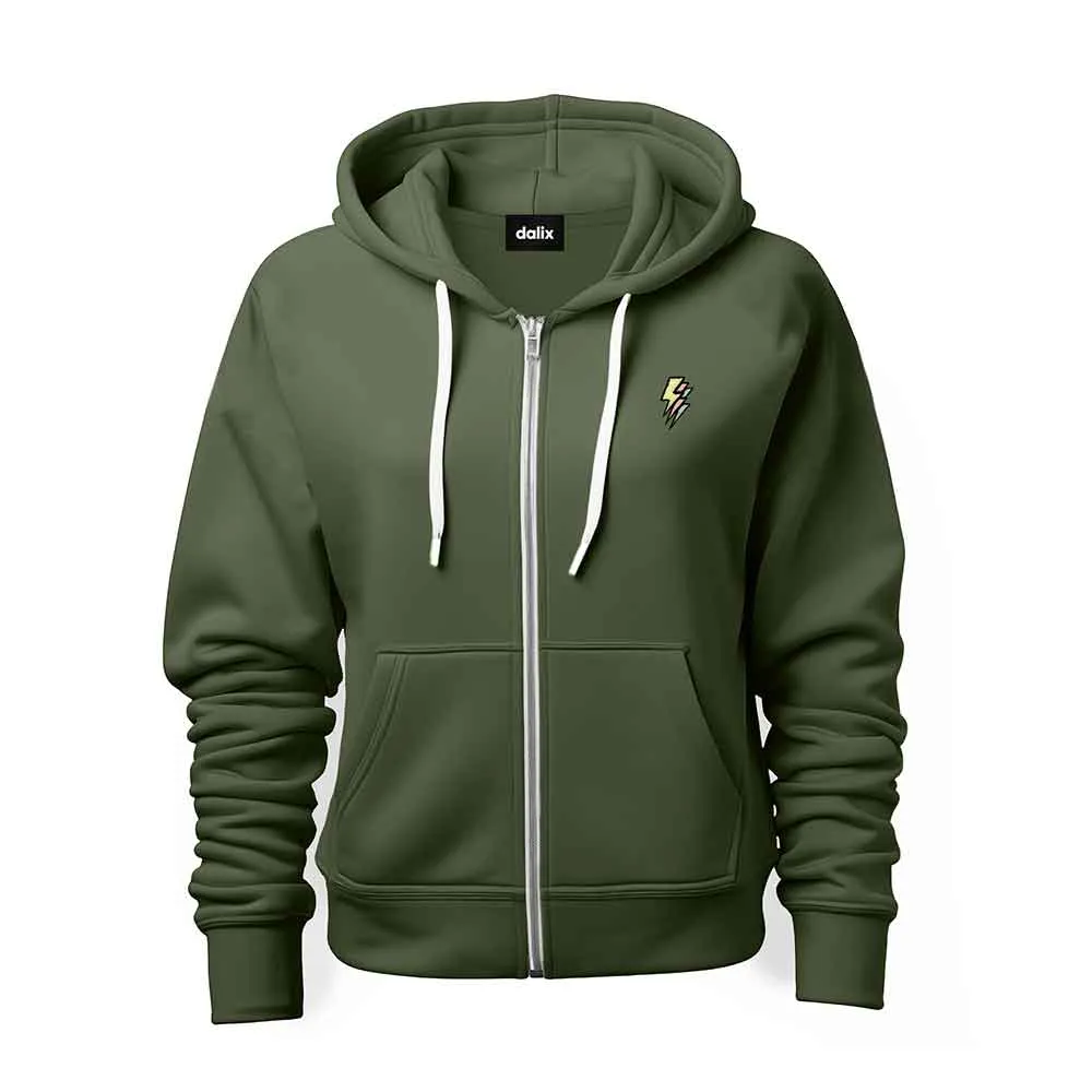 Dalix Lightning Zip Hoodie (Glow in the Dark)