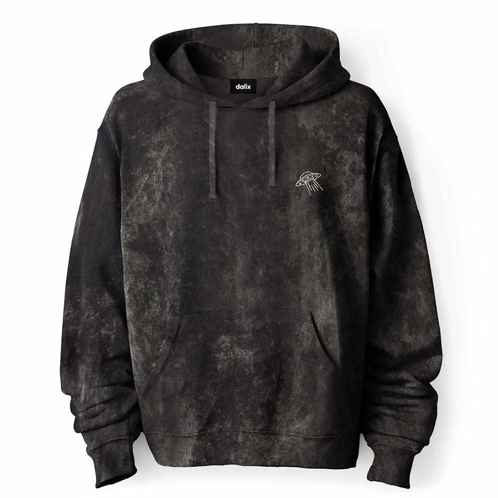 Dalix UFO Mineral Wash Hoodie