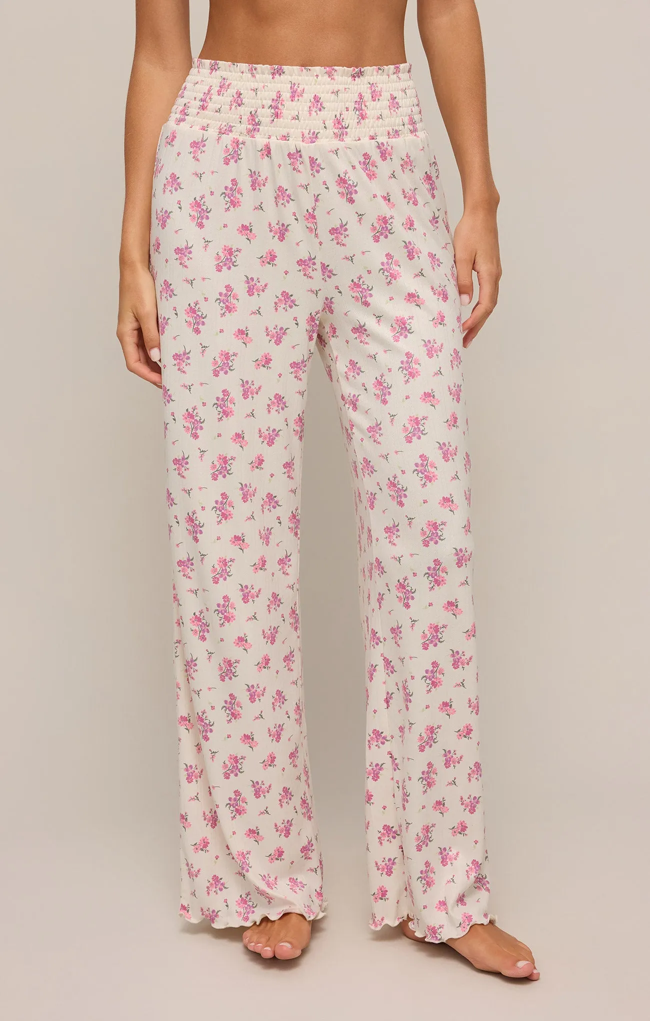 Dawn Ditsy Pointelle Floral Pant